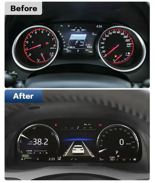 Virtual Cockpit Toyota Camry 2017-2018 LCD 12,3″ – NOVADOMIO