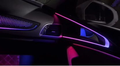 Kit éclairage LED d’ambiance intérieur pour Audi A6 C7 (2012-2013) – vue 3 – NOVADOMIO