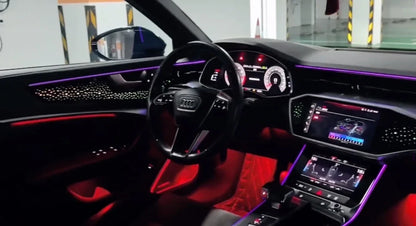 Kit éclairage LED d’ambiance intérieur pour Audi A6 C8 RS6 (2019-2024) – vue 6 – NOVADOMIO