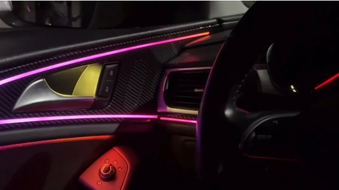 Kit éclairage LED d’ambiance intérieur pour Audi A6 C7 (2012-2013) – vue 4