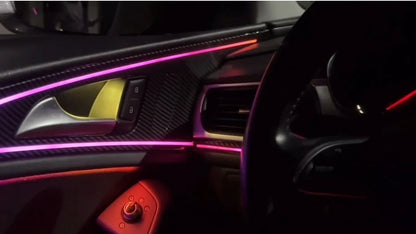 Kit éclairage LED d’ambiance intérieur pour Audi A6 C7 (2012-2013) – vue 4 – NOVADOMIO