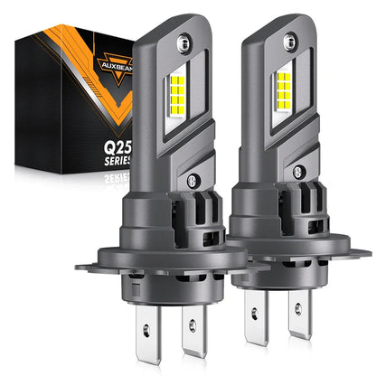 H7 Ampoules de phare LED Q25 série Real 1: 1 Size 50W 12000W 6500K blanc froid – 2 ampoules – NOVADOMIO