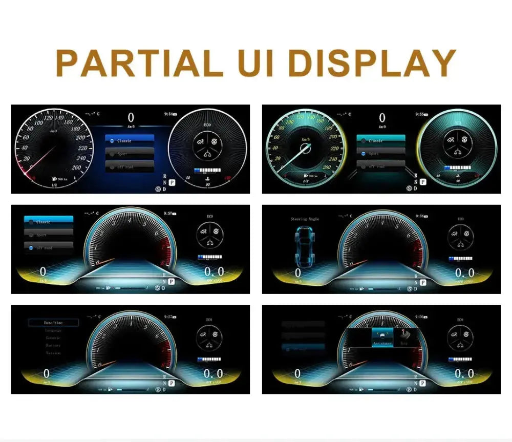 Virtual Cockpit Mercedes-Benz CLA / GLA 2013-2019 LCD 12,3″ – NOVADOMIO