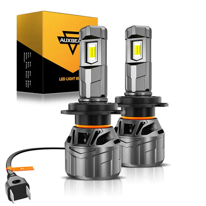 H7 Ampoules de phare LED 100W 22000LM F18 série 1: 1 format compact 6500K blanc froid – 2 ampoules – NOVADOMIO