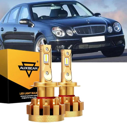 Kit d’ampoules LED feux de route/croisement F-16 Plus série CAN-bus intégré pour Mercedes-Benz E55 AMG avec phares halogènes