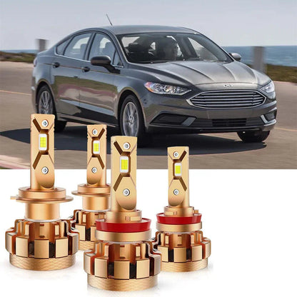 Kit d’ampoules LED feux de route/croisement F-16 Plus série CAN-bus intégré 14 000 lm pour Ford Fusion 2006–2017 – vue 18