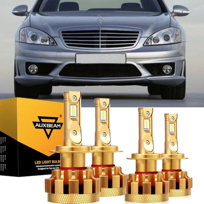 Kit d’ampoules LED feux de route/croisement F-16 Plus série CAN-bus intégré pour Mercedes-Benz S65 AMG avec phares halogènes