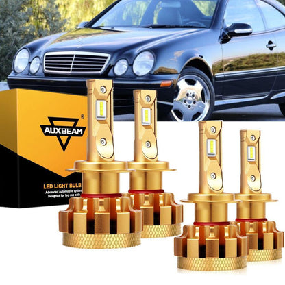Kit d’ampoules LED feux de route/croisement F-16 Plus série CAN-bus intégré pour Mercedes-Benz CLK55 AMG avec phares