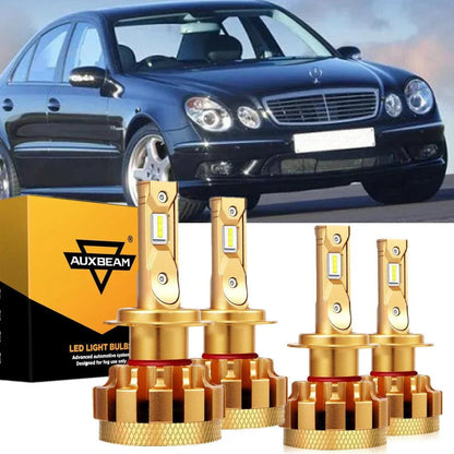 Kit d’ampoules LED feux de route/croisement F-16 Plus série CAN-bus intégré pour Mercedes-Benz E55 AMG avec phares halogènes