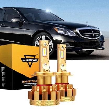 Kit d’ampoules LED feux de route/croisement F-16 Plus série CAN-bus intégré pour Mercedes-Benz E320 avec phares halogènes