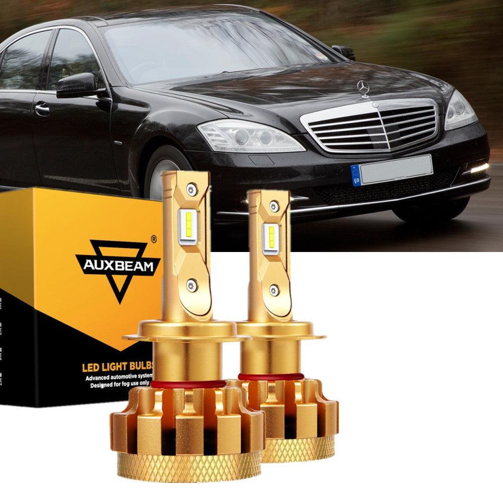 pour 2000-2006 Mercedes-Benz S500 avec Halogen Headlamps F-16 Plus série Built-in Canbus Ampoules LED High Low Beam Bundle –…