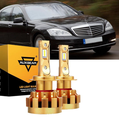 Kit d’ampoules LED feux de route/croisement F-16 Plus série CAN-bus intégré pour Mercedes-Benz S500 avec phares halogènes