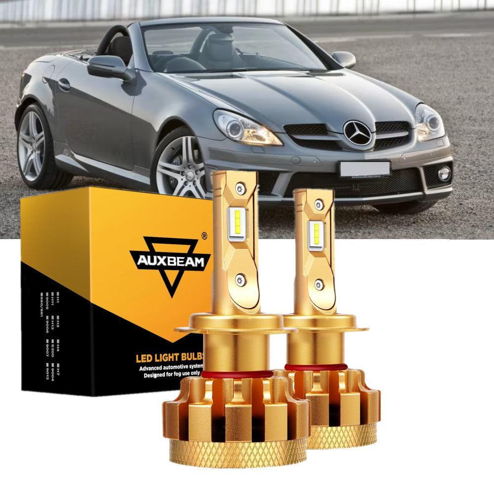 pour 2009-2016 Mercedes-Benz SLK300 avec Halogen Headlamps F-16 Plus série Built-in Canbus Ampoules LED High Low Beam Bundle…
