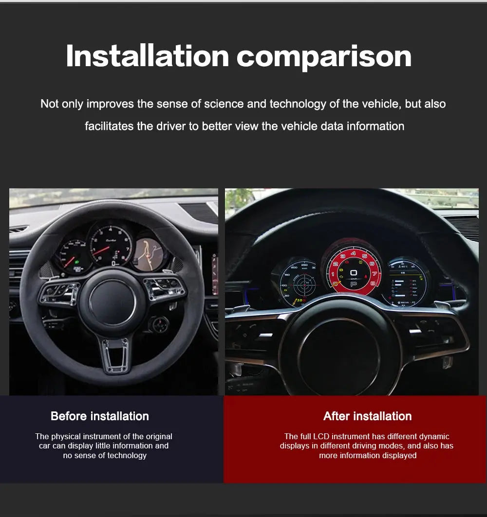 Virtual Cockpit Porsche Macan 2014-2018 – NOVADOMIO