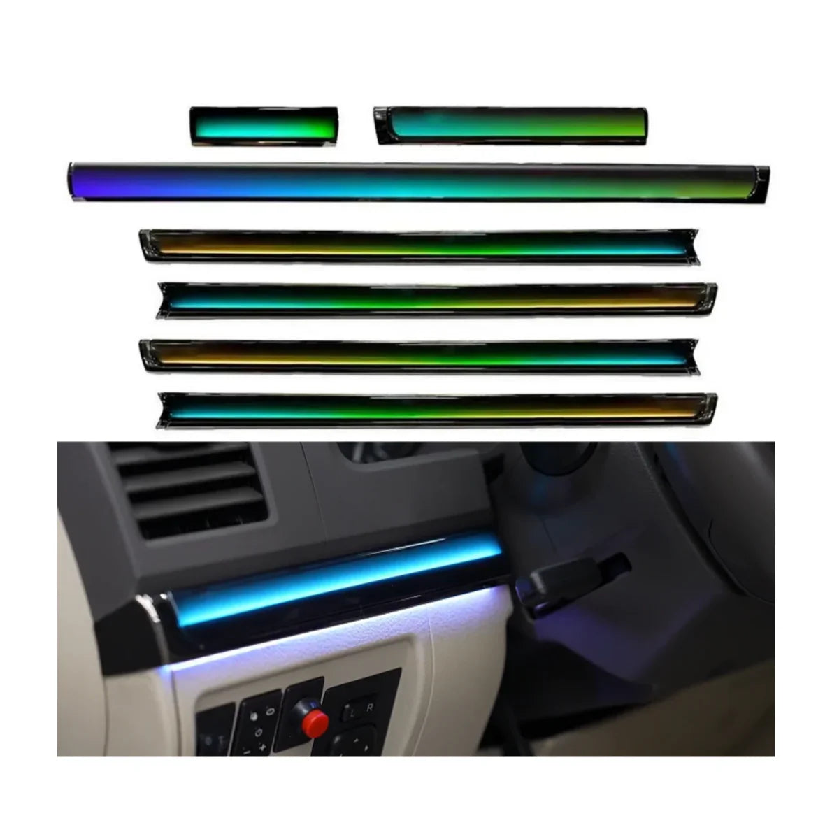 Kit éclairage LED d’ambiance intérieur pour Toyota 10-21 Land Cruiser