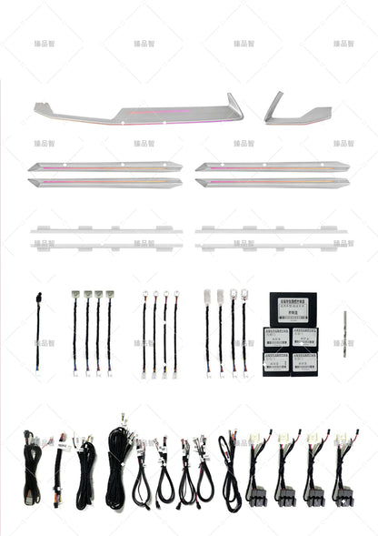 Kit éclairage LED d’ambiance intérieur pour Audi A3 (2021-2024) – vue 8 – NOVADOMIO