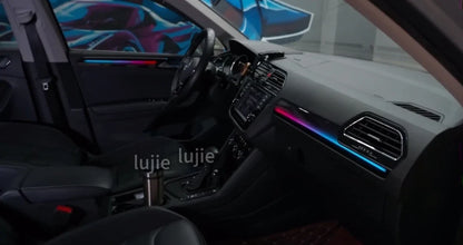 Kit éclairage LED d’ambiance intérieur pour Volkswagen VW Tiguan (2017-2021) – vue 3 – NOVADOMIO