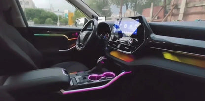 Kit éclairage LED d’ambiance intérieur pour Toyota Highlander (2022-2024) – vue 3 – NOVADOMIO