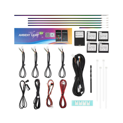 Kit éclairage LED d’ambiance intérieur pour véhicule compatible – vue 3 – NOVADOMIO