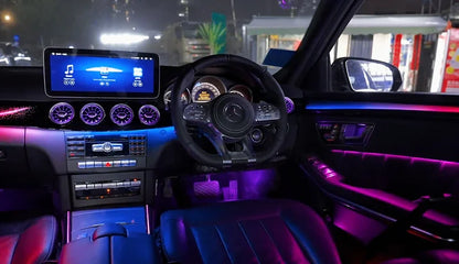 Kit éclairage LED d’ambiance intérieur pour Mercedes-Benz E-Class (W212 – RHD – vue 4 – NOVADOMIO