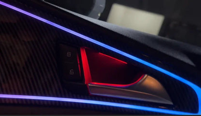 Kit éclairage LED d’ambiance intérieur pour Audi A6 C7 (2012-2018) – vue 4 – NOVADOMIO