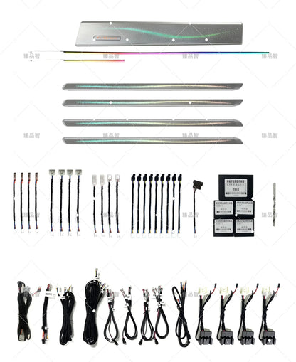Kit éclairage LED d’ambiance intérieur pour Audi Q3 (2019-2024) – vue 2 – NOVADOMIO