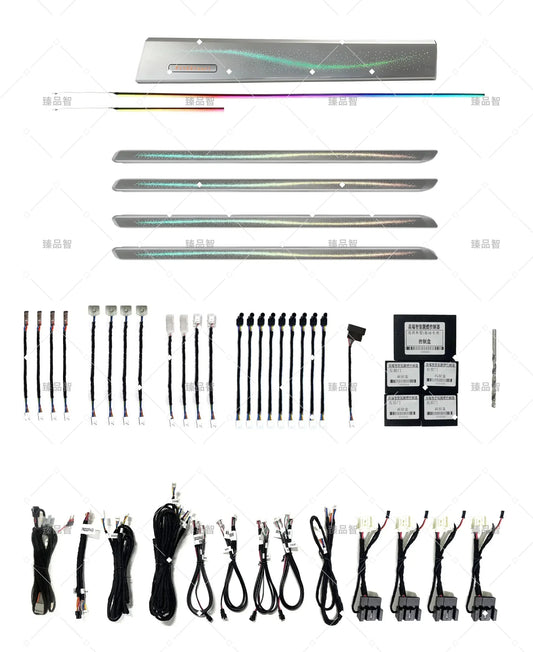 Kit éclairage LED d’ambiance intérieur pour Audi Q3 (2019-2024) – vue 2 – NOVADOMIO