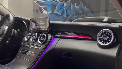 Kit éclairage LED d’ambiance intérieur pour Mercedes-Benz C Class W205 – vue 4 – NOVADOMIO