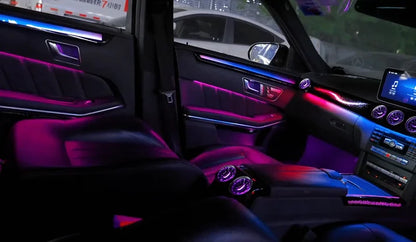 Kit éclairage LED d’ambiance intérieur pour Mercedes-Benz E-Class (W212 – RHD – vue 3 – NOVADOMIO