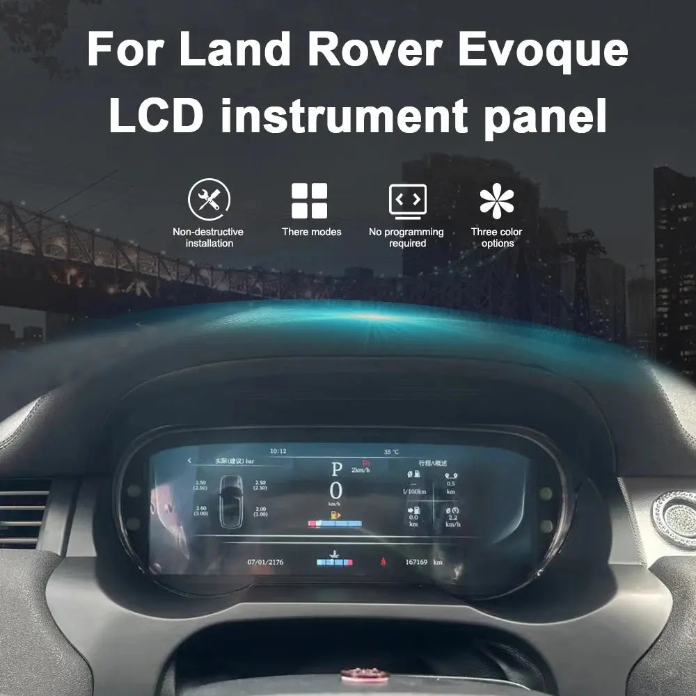 Virtual Cockpit Land Rover Range Rover Evoque 2012-2018 LCD 12,3″ – NOVADOMIO