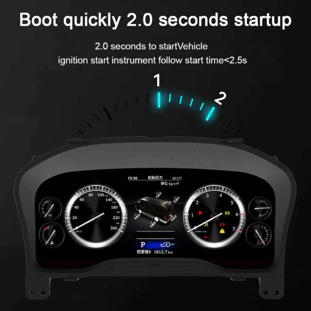 Virtual Cockpit Toyota Hiace 2019-2022 LCD 12,3″ – NOVADOMIO