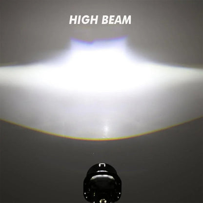 2.5″ 80 W 6 000 K Bi-LED lentille projecteur phare installation sans modification destructive lentille projecteur pour