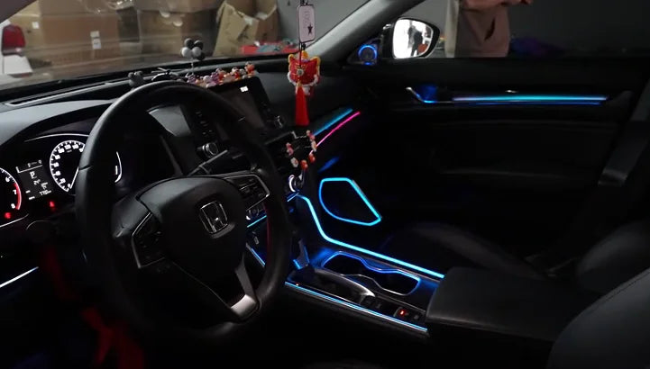 Éclairage LED d’ambiance Honda Accord 10 2018–2022 – 27 points – photo 6