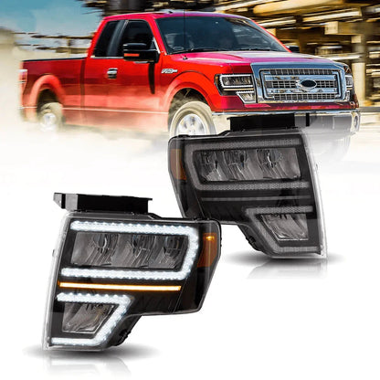 LED bloc optique avant Reflection Bowl pour 2009–2014 Ford F150 12th Gen – NOVADOMIO