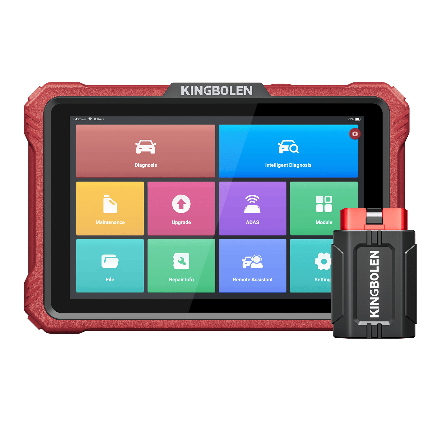 Valise diagnostic Bluetooth KINGBOLEN K10 Pro – CAN FD, DoIP et codage ECU – vue principale | NOVADOMIO