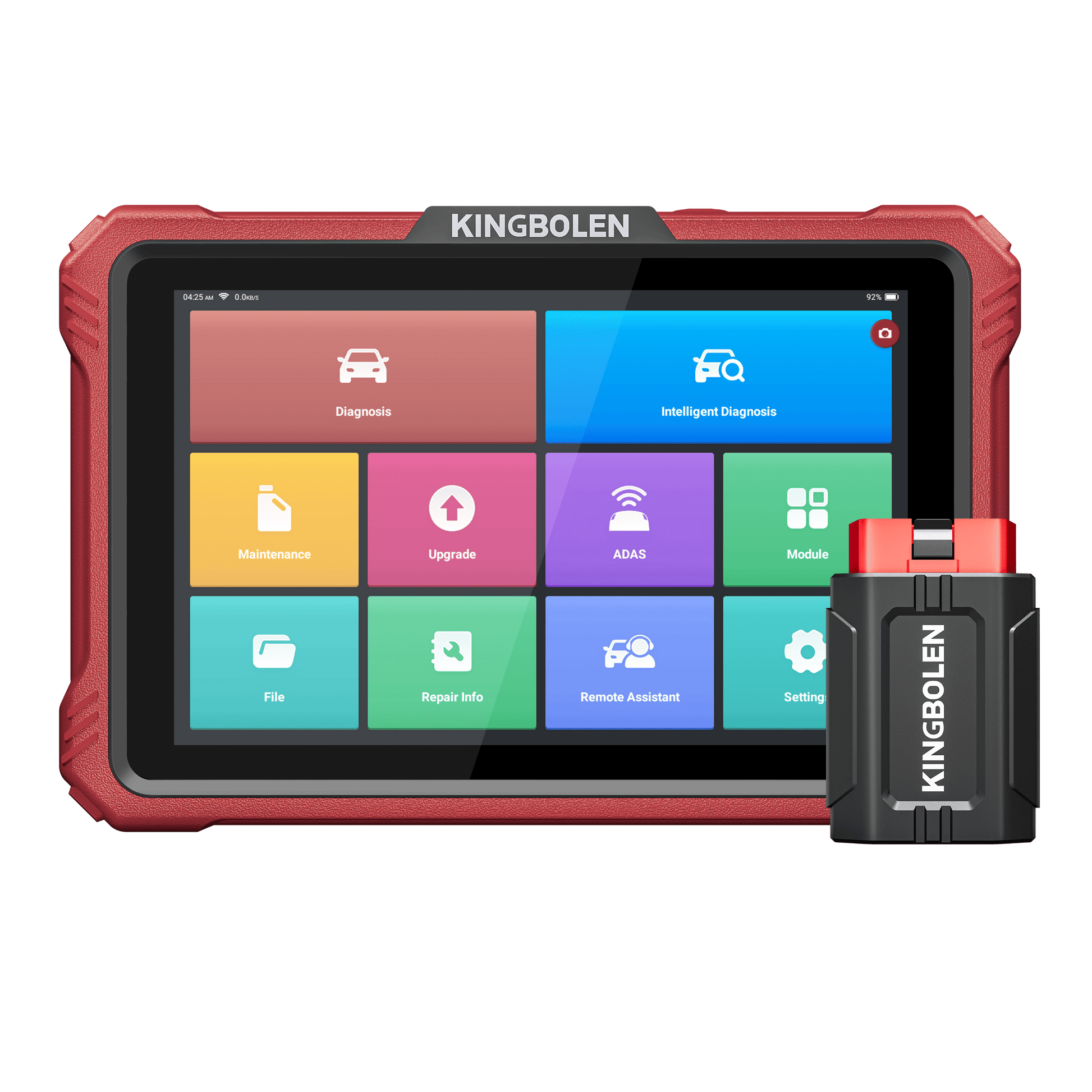 Valise diagnostic Bluetooth KINGBOLEN K10 Pro – CAN FD, DoIP et codage ECU – vue principale | NOVADOMIO