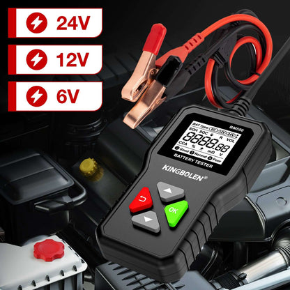Testeur de batterie KINGBOLEN BM550 – 6 V, 12 V et 24 V – vue 2 – NOVADOMIO