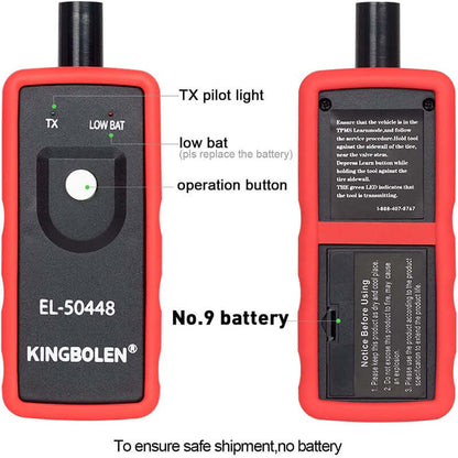 Outil TPMS KINGBOLEN EL-50448 pour véhicules GM – vue 7 – NOVADOMIO