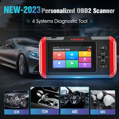 Valise diagnostic KINGBOLEN S500, S600 ou S800 – 4 systèmes – vue 2 – NOVADOMIO
