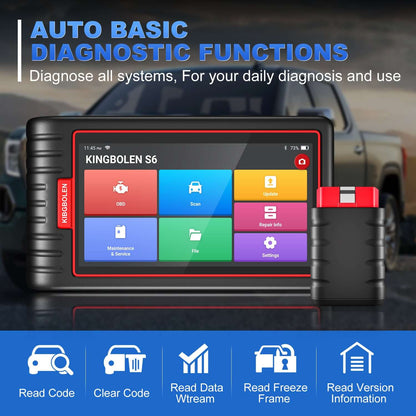 Valise diagnostic KINGBOLEN S6 – 28 services et mises à jour à vie – vue 4 – NOVADOMIO