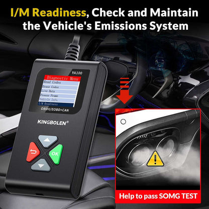 Lecteur de code OBD2 KINGBOLEN YA100 – Diagnostic moteur – vue 4 – NOVADOMIO