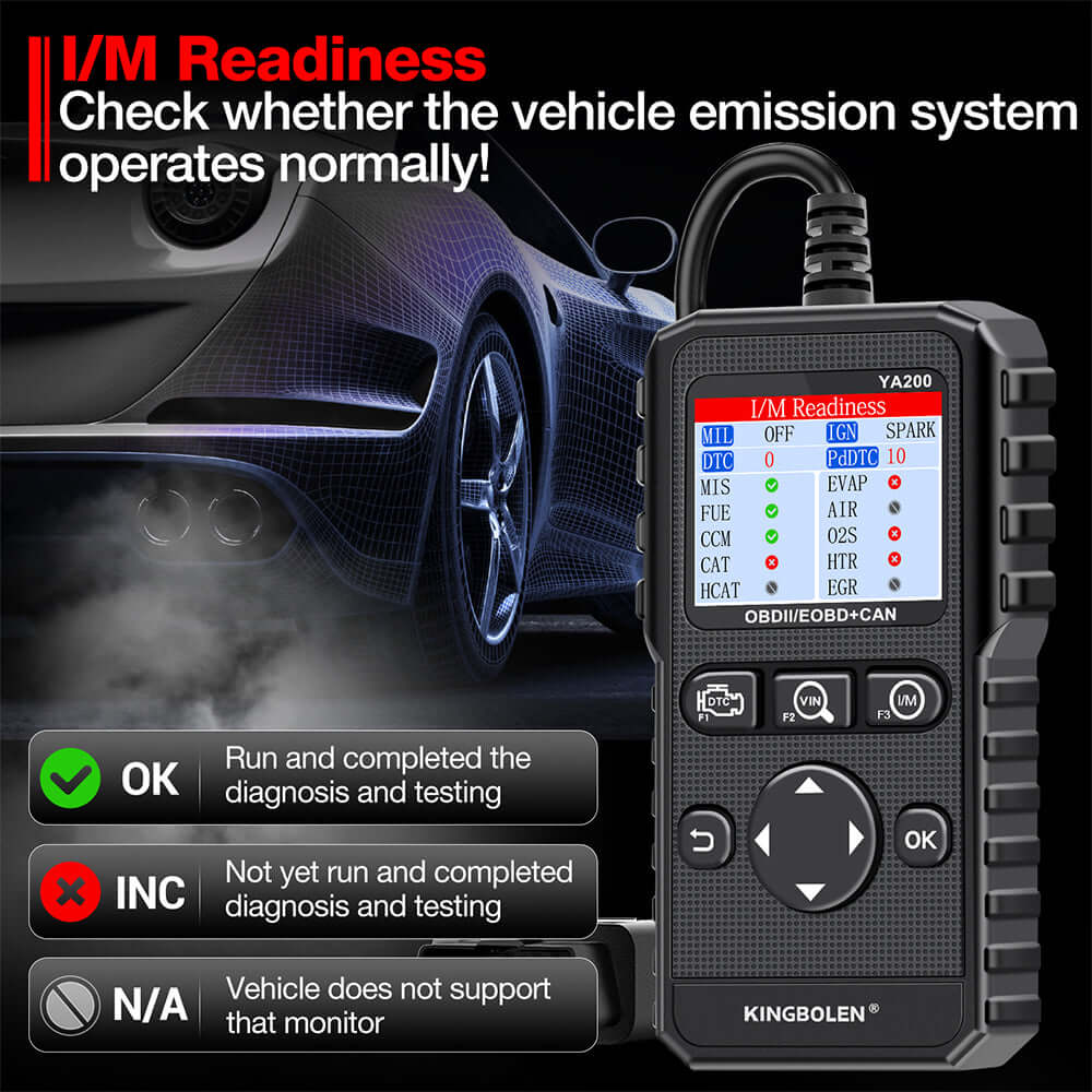 Lecteur de code OBD2 KINGBOLEN YA200 – Scanner automobile – image produit 5 | NOVADOMIO