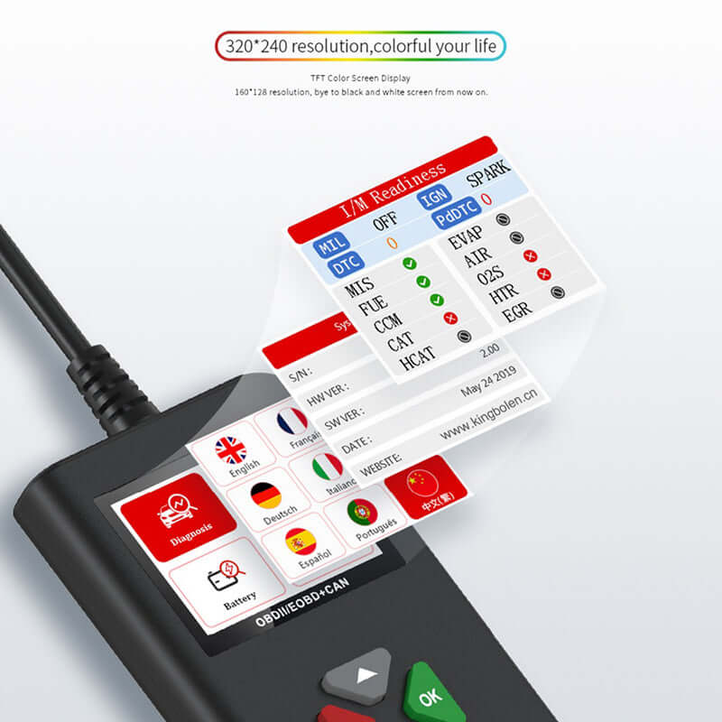 Lecteur de code OBD2 KINGBOLEN YA206 – Expédition USA uniquement – image produit 8 | NOVADOMIO