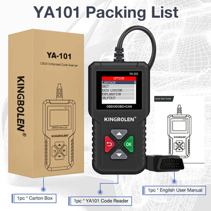 Lecteur de code OBD2 KINGBOLEN YA101 – Voyant moteur – vue 8 – NOVADOMIO