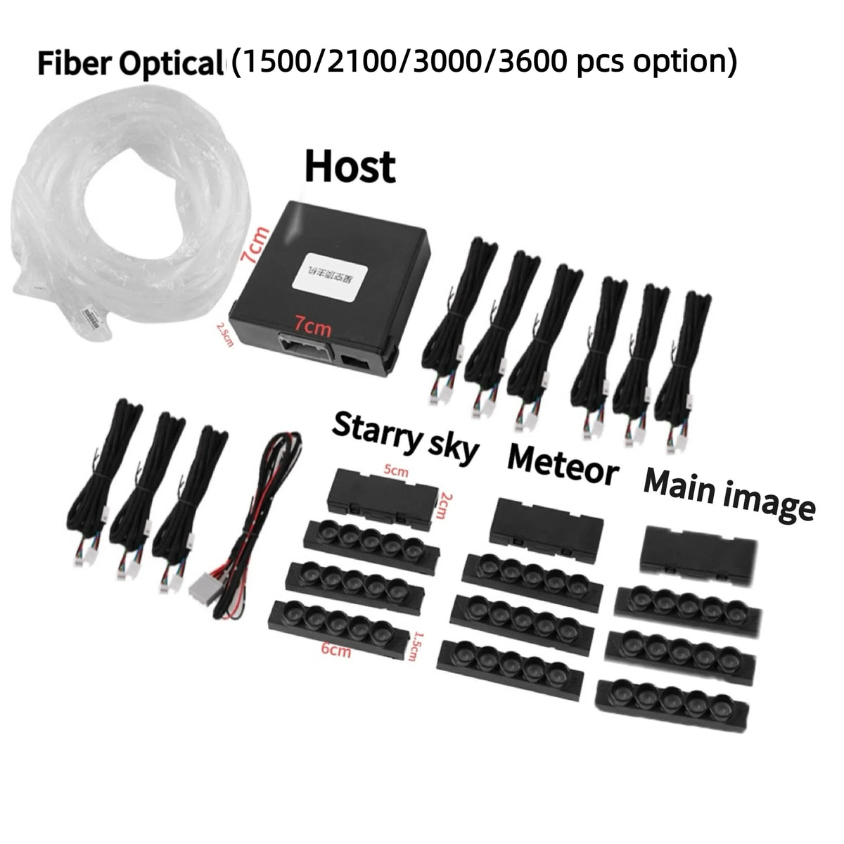 Kit ciel étoilé fibre 0,5 mm 16 W – étoiles filantes Symphony – photo 2