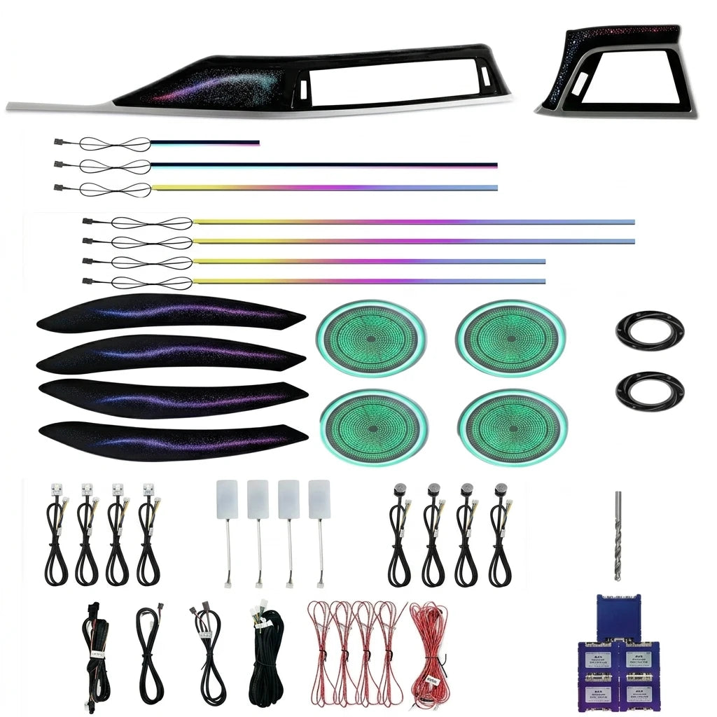 Kit LED d’ambiance BMW F30 2013–2019 – RHD, caches haut-parleurs – photo 1