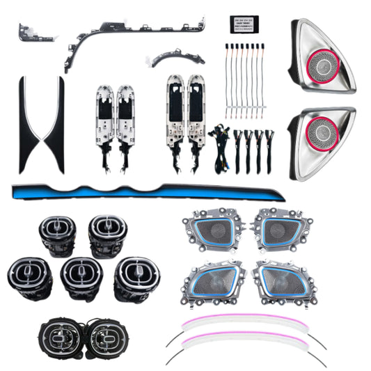 Kit LED d’ambiance Mercedes Classe C W206 2022–2025 – aérateurs et tweeters – photo 1