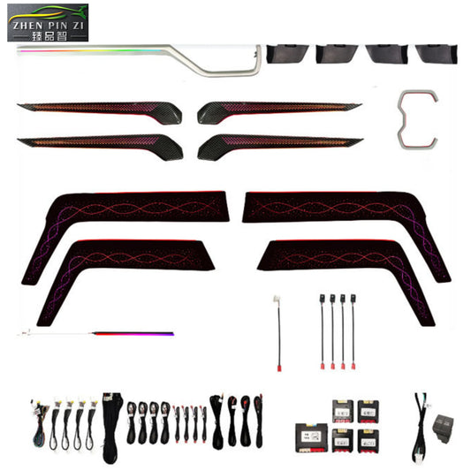 Kit LED d’ambiance Toyota RAV4 Wildlander 2020–2024 – 64 couleurs – photo 1