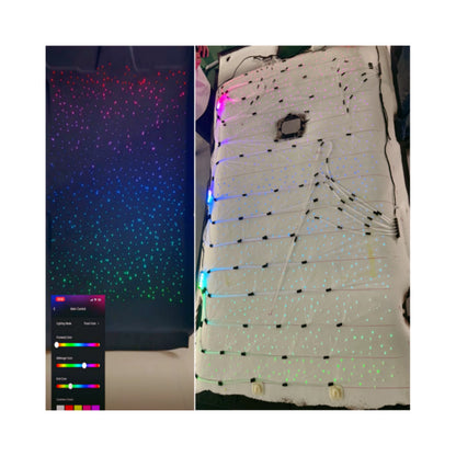 Kit ciel étoilé fibre 0,5 mm – scintillement multicolore – photo 1