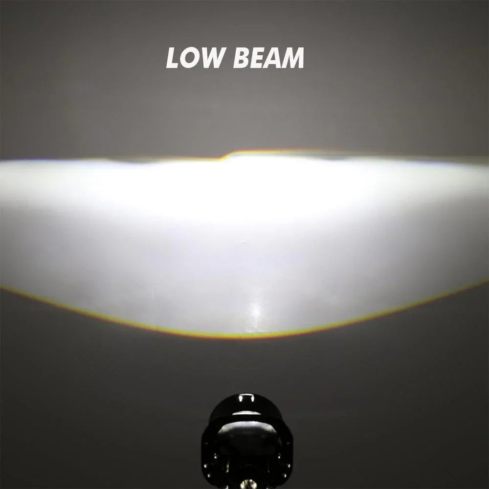 2.5 Inch 80W 6000K Bi-LED Projector Lens Headlight Non-Destructive Installation Projector Lens pour Car | 2PCS/Set – vue 9